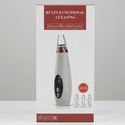 Succionador de Poros Eléctrico Profesional con Pantalla Digital y 6 Cabezales