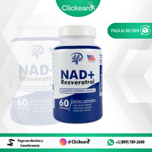 NAD+ con Resveratrol – EL SECRETO PARA NO ENVEJECER!