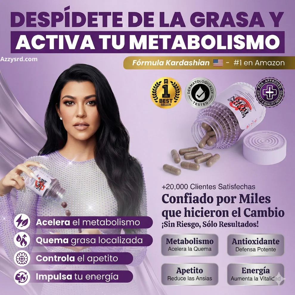 Lemme Burn™ Metabolism & AMPK Activator | Soporte Metabólico Para Rebajar Avanzado x 60 Capsulas