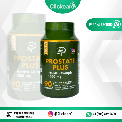 Prostate Plus – Fórmula Completa para el Bienestar Masculino (90 cáps.)