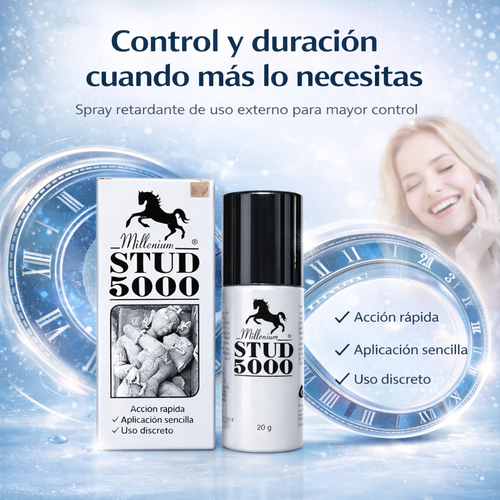 Millennium STUD 5000 - Control y duración cuando más lo necesitas