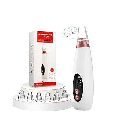 Succionador de Poros Eléctrico Profesional con Pantalla Digital y 6 Cabezales