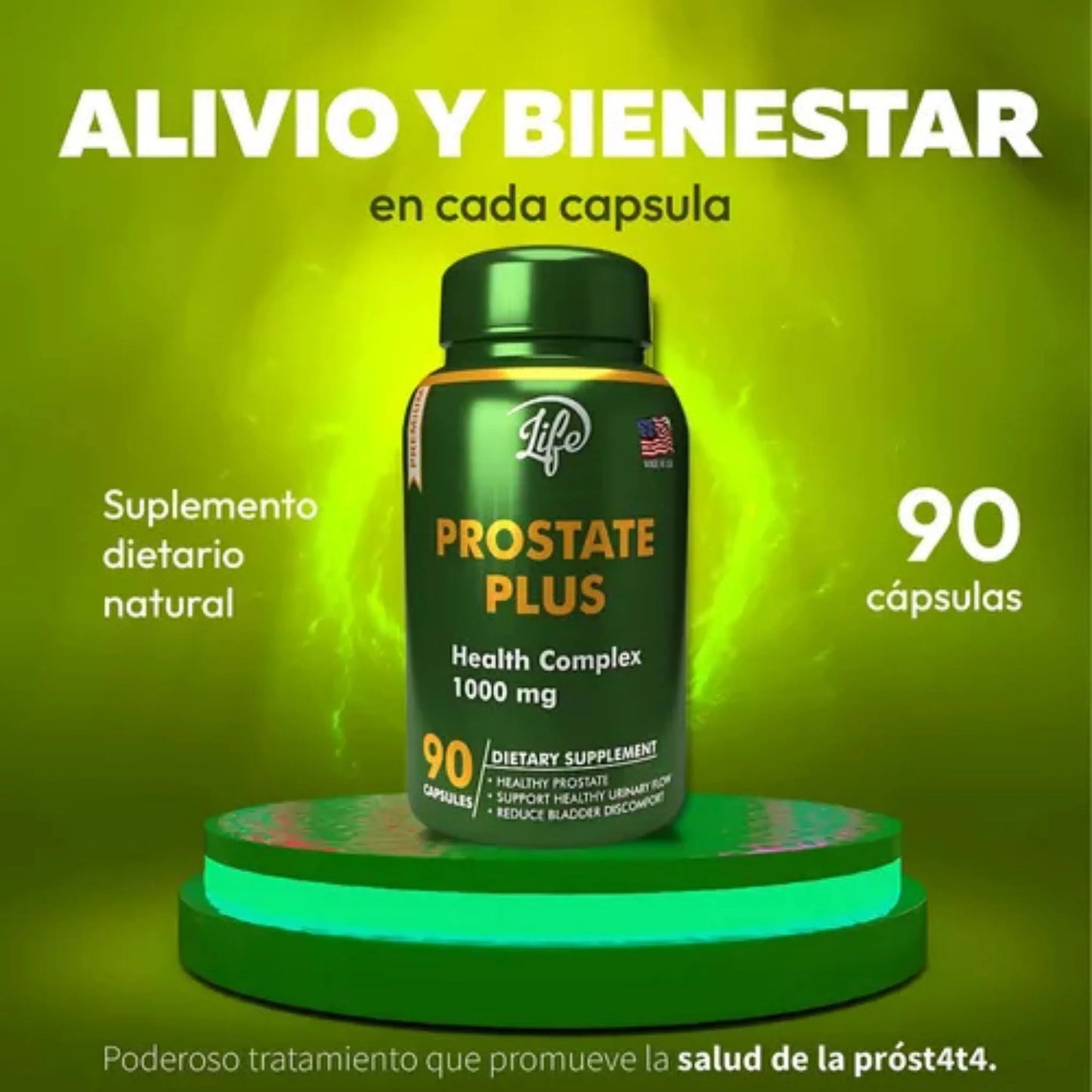 Prostate Plus – Fórmula Completa para el Bienestar Masculino (90 cáps.)