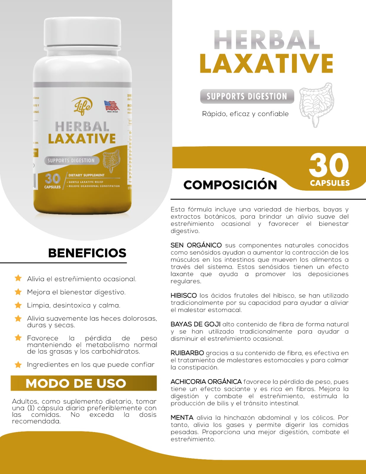 💊 DETOX DIGESTIVE Colon Cleanse + Herbal Laxative (GRATIS HASTA AGOTAR EXISTENCIA) DESINFLAMATE AHORA!