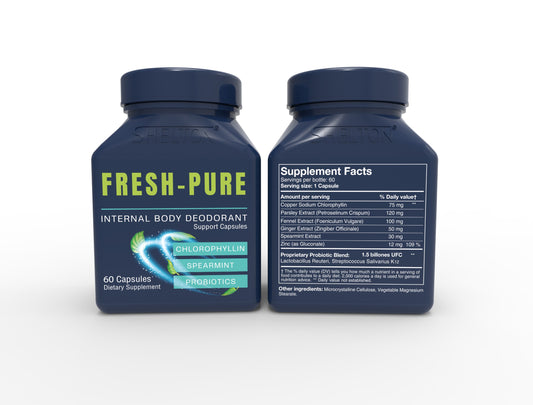 FRESH-PURE Cápsulas Desodorante Interno — 100% ORIGINAL USA