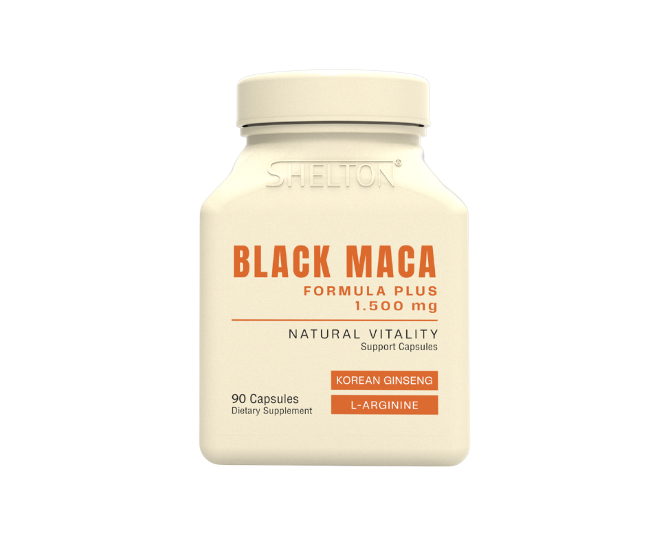 BLACK MACA FORMULA PLUS 1500 mg — 90 Cápsulas Premium de Vitalidad Masculina