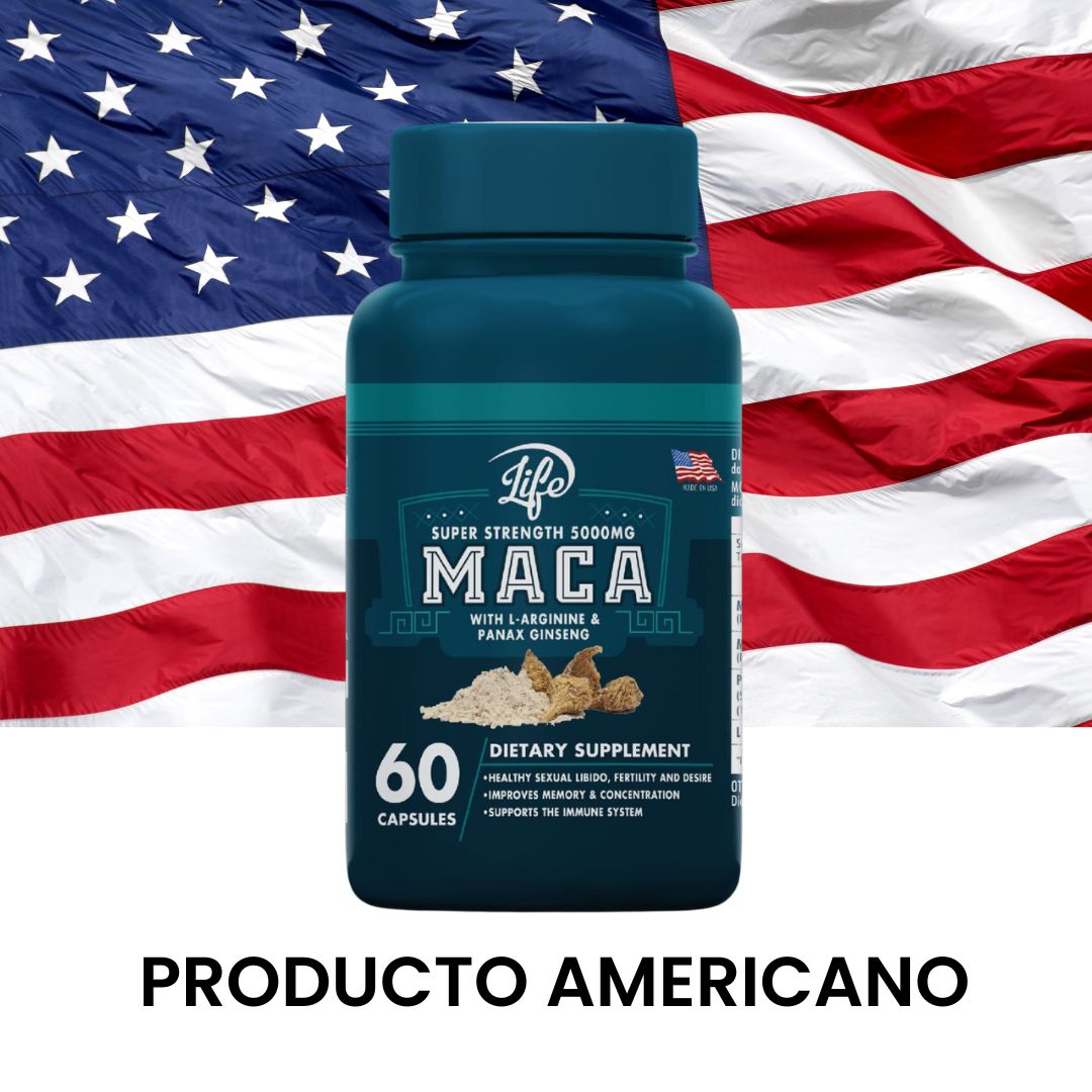 MACA 60 CÁPSULAS - Virilidad natural, potencia real